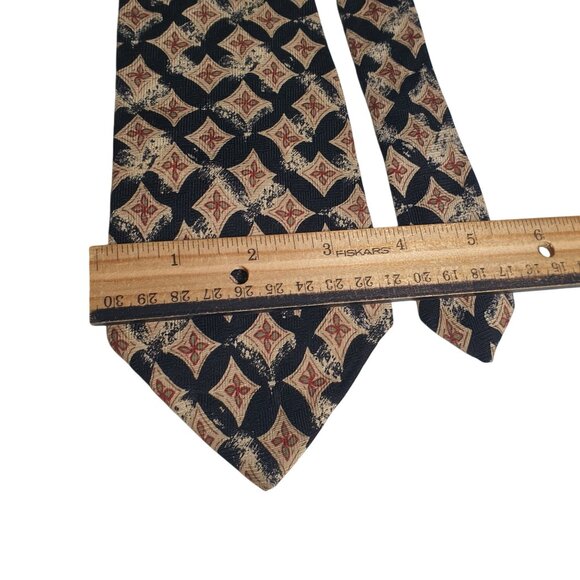 GAP Men’s Silk Tie Vintage Designer Casual Office Dad Gift Tiny Snag Yuppie Core - Picture 3 of 5